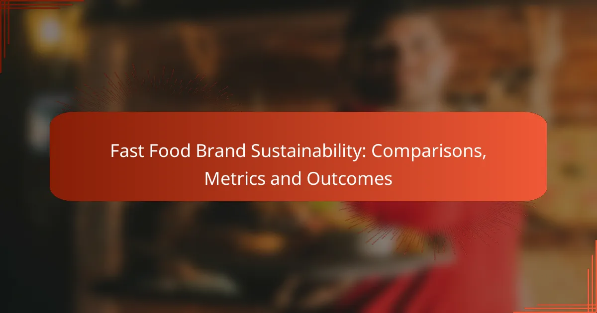 Fast Food Brand Sustainability: Comparisons, Metrics and Outcomes