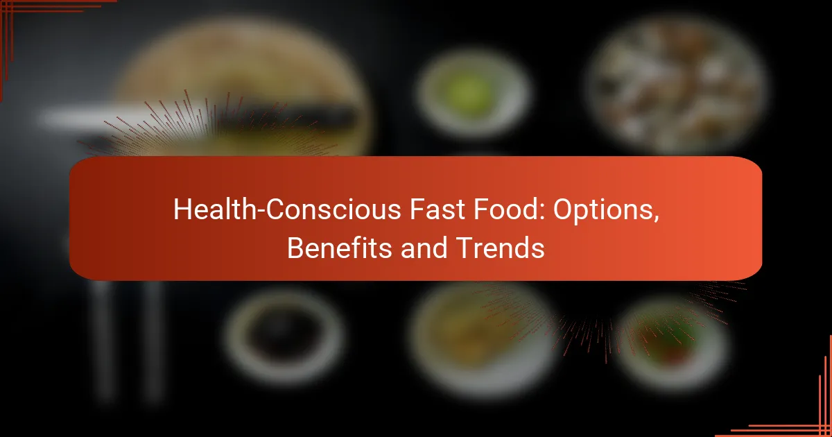 Health-Conscious Fast Food: Options, Benefits and Trends