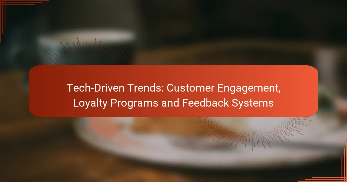 Tech-Driven Trends: Customer Engagement, Loyalty Programs and Feedback Systems
